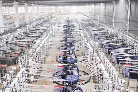 Çorlu’da 48.000 m² tek-çatı tesis: örme, boyahane, laboratuvar ve depo bir arada.